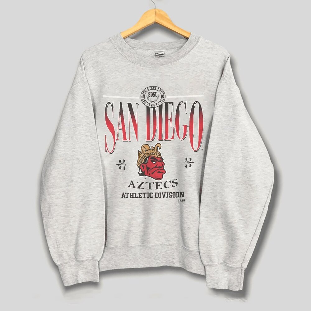 Vintage San Diego State University SDSU Sweatshirt, San Diego State Aztecs Shirt